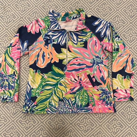 VGUC Lilly Pulitzer Skipper Popover Travelers Palm - Picture 4 of 6